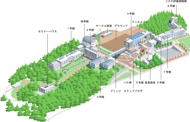 大学構内マップ